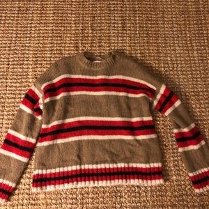 Stripped Urban Outfitter Oversized sweater